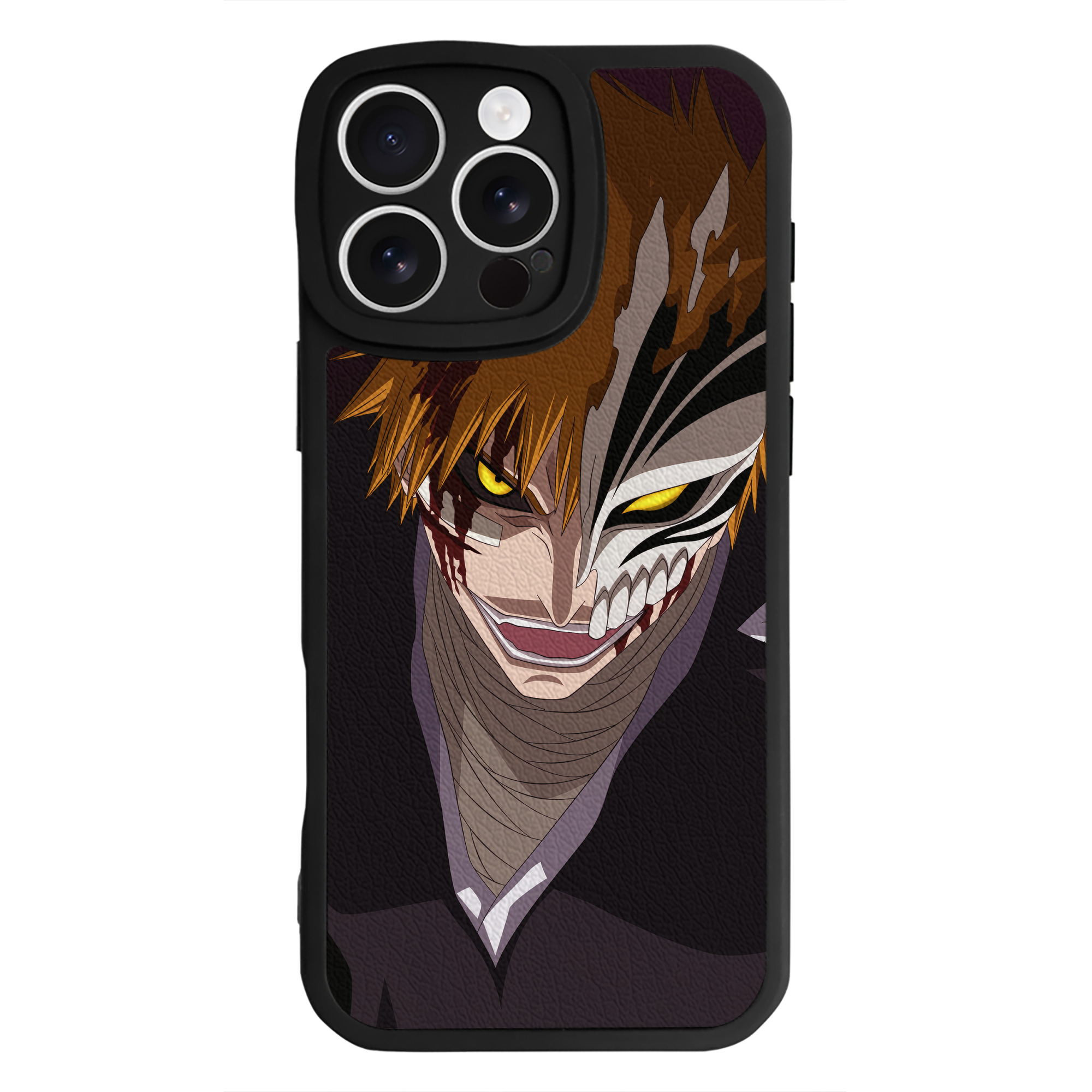 （画像用） ブリーチ BLEACH 【iPhone 16シリーズ対応】シリコンスマホケース（レザー調） 材質：シリコン